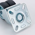 Miniatyrbillede 2 af 3: Sæt med 4 ultra-tunge TPR-gummi to-hjulede 2-tommer mobile drejehjul