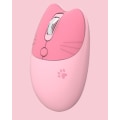 Miniatyrbild 2 av 4: 2.4G Rosa Mus Cartoon Katt Klo Dual Mode Datormus