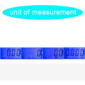Miniatyrbild 3 av 5: Bärbar badrumsvåg med bakgrundsbelyst LCD-display 40 kg elektronisk