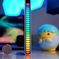 Miniatyrbillede 3 af 4: Desktop Rhythm Car Atmosphere RGB Farve Synkronisering Rytme Lys Stemme
