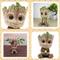 Pikkukuva 2 / 5: 2 kpl Groot-kukka-ruukkua - Guardians of the Galaxy - Kynäteline,