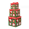 Miniatyrbild 1 av 5: Schackmönster, julklappsask med band - presentförpackning,