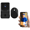 Miniatyrbillede 1 af 5: Trådløs videodørklokke med 1080P høj opløsning Smart Visual S