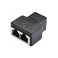 Miniatyrbillede 4 af 4: Rj45 1 til 2 port hun til hun splitter adapter, internet exte