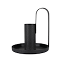 Miniatyrbilde 3 av 5: 2 stk lysestaker, retro jern lysestaker svart lysestake