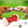 Miniatyrbild 4 av 5: 1 Oöverskådlig Aggressiv Hundtuggleksak, 3 i 1 Nötköttsmak Puzz