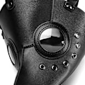 Miniatyrbild 4 av 5: Plague Doctor Mask PU Läder Lång Näsa Fågel Näbb Steampunk Hallo