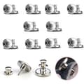Miniatyrbild 1 av 5: Avtagbara jeansknappar 10-pack Silver Perfect Fit Button Silver