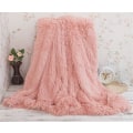 Miniatyrbilde 5 av 5: Rutete fleeceteppe Super Soft Faux Fur Look Mikrofiber Rutete Så