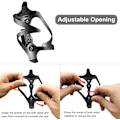 Miniatyrbillede 2 af 5: MTB cykel vandflaskeholder med flaskeholderadapter, justerbar aluminium