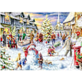 Miniatyrbild 1 av 3: Julsnögubbe, 1000 bitar Jul Pussel papper explosi