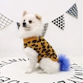 Miniatyrbillede 3 af 5: Hund Pullover Haustier Winter Strickwaren Leopard Muster Welpe Wa