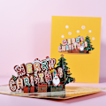 Pikkukuva 1 / 5: Pure Words of Christmas Magic Ants Joulu Pop Up -kortti - 3D Gre