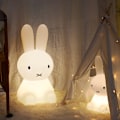 Miniatyrbillede 1 af 5: Sød LED natlampe børns belysning legetøj kanin soveværelse indretning