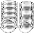 Pikkukuva 1 / 5: 100 kpl avaimenperän renkaat, 25 mm ja 28 mm metalliseosavaimenperän renkaat
