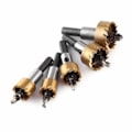 Miniatyrbillede 4 af 4: 5 stk. 16-30mm HSS titanium hulsavssæt, metalbearbejdningsværktøjer