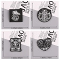 Miniatyrbillede 4 af 4: Broderi patch, (Skull/Punk) 16PCS Patch decal