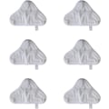 Miniatyrbilde 1 av 5: 6 vaskbare mikrofiber-velcro-kluter til dampmopp, vaskbart trekk