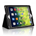 Miniatyrbillede 2 af 5: Sort Monokrom minimalistisk beskyttelsescover til iPad Air, iPad Ai