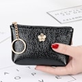 Miniatyrbillede 1 af 5: 2PCS Zipper Wallet Ladies Steam Wallet BLACK Black