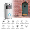 Miniatyrbild 3 av 5: Silver Video Dörrklocka, Trådlös WiFi Smart Video Intercom med Vi
