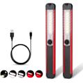Miniatyrbillede 1 af 5: 2 Genopladelige LED-arbejdslamper COB-lommelygte 5 tilstande
