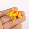 Miniatyrbilde 3 av 5: 12 fargerike plastfrosker modell ornamenter sett simulering frosk min