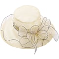 Miniatyrbild 1 av 5: Dam solhatt bröllop floppy hatt sommar anti UV fiskehatt vandring