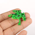 Miniatyrbilde 2 av 5: 12 fargerike plastfrosker modell ornamenter sett simulering frosk min