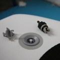 Miniatyrbilde 4 av 5: 1 stk. luftventil adapter (svart) for SUP-plate, holdbar luftventil