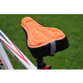 Miniatyrbillede 4 af 4: Sadelbetræk - cykel sadelbeskyttelse med polstring orange
