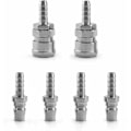 Miniatyrbillede 1 af 5: 6 stk. kompressorluftdyse, 8 mm pneumatisk hurtigkobling, han