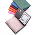 Miniatyrbillede 4 af 5: Sort, PU mat sortkort taske, pas holder, pas beskyttelse