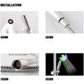 Miniatyrbillede 4 af 5: LED Brushoved, Universal Brushoved til Badeværelse, 7 Farver Automatisk