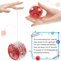 Miniatyrbillede 4 af 5: 4 stk. Yo-Yo LED-lys Børn Yo-Yo Reaktiv Plast Yoyo Enterta