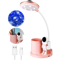 Miniatyrbillede 1 af 5: 5W børnebordlampe, trådløs dæmpbar genopladelig bordlampe med