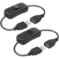 Pikkukuva 1 / 5: USB-kaapeli päälle/pois-kytkimellä Jatkokaapeli USB-lamppu USB fa