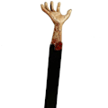 Miniatyrbilde 1 av 3: Skumle håndbokmerker for Halloween-dekorasjoner, djevelhånd i harpiks