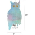 Miniatyrbilde 2 av 5: Fuglerepellent Due Repellent Ugleform Lys Opp Reflekterende, Sett