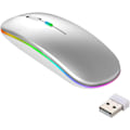 Miniatyrbillede 1 af 5: Genopladelig trådløs mus, Bluetooth-mus, to tilstande (BT 5.1 +