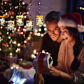 Miniatyrbillede 5 af 5: LED USB-lyskæde, 3D-juledekoration, festlig dekoration