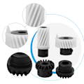 Miniatyrbilde 3 av 4: 4 stk krokdrev for Singer, slitesterk universal driv i plast