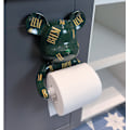 Miniatyrbild 5 av 5: Våldsam björn badrum toalettpappershållare väggmonterad pappersrulle