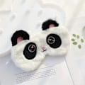 Miniatyrbild 3 av 5: Mjukt djur 3D ögonmask för sömn reseandning