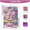 Miniatyrbilde 3 av 5: （38）2 stk. DIY Diamond Painting  Julekit, 5D Julebroderi