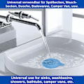 Miniatyrbild 3 av 5: Diameter 13,3 cm, (blå), 2-pack, avloppsplugg för badkar, dusch,
