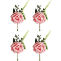 Miniatyrbilde 1 av 5: 4 stk. Brudgommens bryllupsblomster, bryllupsblomster, rose B