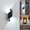 Miniatyrbillede 1 af 5: LED indendørs/udendørs væglampe, 10W 6000K koldt hvidt væglampe, tilstand