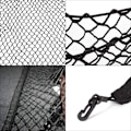 Miniatyrbillede 3 af 5: Mesh opbevaringsnet, 70 * 70cm bilopbevaringsnet stræk elastisk lastbil