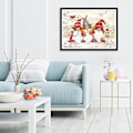 Pikkukuva 3 / 5: (30) 4 kappaletta DIY Diamond Painting  Joulusetti, 5D Joulu Kirjonta